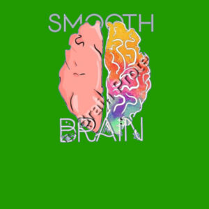 Mens Classic T - Colored Brain Design