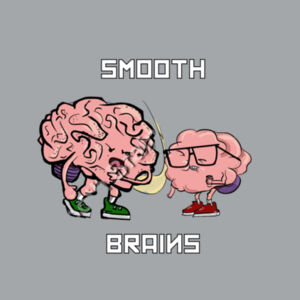 Mens Fox Sweatshirt - Smooth Brains Design
