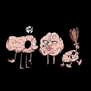 Womens Icon Tee- Smooth Brain Family Design