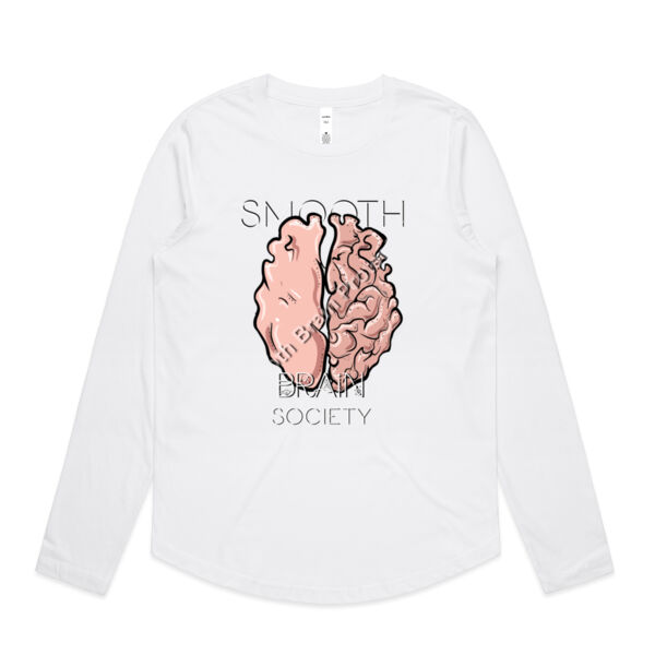 Womens Curve Longsleeve Tee - SBS Brain Thumbnail